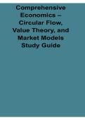 Comprehensive Economics Circular Flow Value Theory And Market Models Study Guide 2025&sol; 2026 Microeconomics And Economics Prep