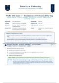 NURS 251 Exam 1 &ndash; Foundations of Professional Nursing &ndash; Penn State University &lpar;Latest 2026&sol;2027 Update&rpar; &vert; Complete Q&A with Verified Answers &vert; Nursing Process&comma; QSEN&comma; EBP&comma; Health Promotion&comma; Teaching & Learning &vert; A&plus; Grade&NewLine;&NewLine;