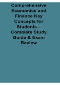&NewLine;&NewLine;&NewLine;&NewLine;&NewLine;&NewLine;&NewLine;&NewLine;&NewLine;&NewLine;Comprehensive Economics And Finance Key Concepts For Students Complete Study Guide 2025&sol; 2026 Microeconomics And Finance Prep&NewLine;&NewLine;&NewLine;