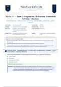 NURS 251 Exam 2 &ndash; Penn State University &lpar;Latest 2026&sol;2027 Update&rpar; &vert; Complete Q&A with Verified Answers &vert; Head & Neck&comma; Lymphatics&comma; Ears&comma; Nose&comma; Throat&comma; Thorax&comma; Lungs&comma; Health History &vert; A&plus; Grade&NewLine;&NewLine;