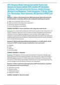 EMT-I Emergency Medical Technician Intermediate Practice Exam Questions and Answers Updated 2026 &vert; Complete EMT Intermediate Certification Study Guide with Verified Questions&comma; Detailed Rationales&comma; Advanced Airway Management&comma; Trauma Emergencies&comma; IV Therapy