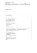 603 CEA Exam with question and answer 100&percnt; correct