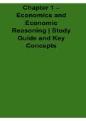 Chapter 1 Economics And Economic Reasoning Study Guide And Key Concepts 2025&sol; 2026 Microeconomics And Economics Prep