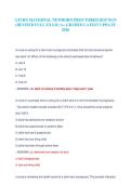 ATI RN MATERNAL NEWBORN PROCTORED 2019 NGN &lpar;REVISED FULL EXAM&rpar; A&plus; GRADED LATEST UPDATE 2026 