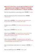 OREGON TATOO FINAL EXAM 2026 WITH REAL EXAM QUESTIONS AND CORRECT VERIFIED ANSWERS&sol; OREGON TATOO EAM 2026-2027&sol;A&plus; GRADE ASSURED 