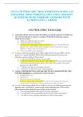 &lpar;NGN&rpar;ATI PEDIATRIC PROCTORED EXAM 2026&sol; ATI PEDIATRIC PROCTORED EXAM&sol;LATEST 2026-2027&sol; QUESTIONS WITH VERIFIED ANSWERS WITH RATIONALES&sol;A&plus; GRADE