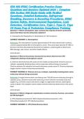 EPA 608 HVAC Certification Practice Exam Questions and Answers Updated 2026 &vert; Complete EPA Section 608 Study Guide with Verified Questions&comma; Detailed Rationales&comma; Refrigerant Handling&comma; Recovery & Recycling Procedures&comma; HVAC System Safety&comma; Environmental Regul