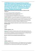 EPA 608 HVAC Certification Practice Exam Questions and Answers Updated 2026 &vert; Complete Section 608 Refrigerant Handling Study Guide with Verified Questions&comma; Detailed Rationales&comma; Core&comma; Type I&comma; Type II & Type III Certification Prep&comma; HVAC System Troubleshoot