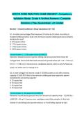 NCCCO MOBILE CRANE & CORE EXAMS BUNDLE 2026&sol;2027 &vert; Complete Solutions &vert; 100&percnt; Correct Verified Answers &vert; Grade A &vert; Pass Guaranteed - A&plus; Graded