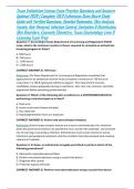 Texas Esthetician License Exam Practice Questions and Answers Updated 2026 &vert; Complete TDLR Esthetician State Board Study Guide with Verified Questions&comma; Detailed Rationales&comma; Skin Analysis&comma; Facials&comma; Hair Removal&comma; Infection Control&comma; Sanitation & Disinfection