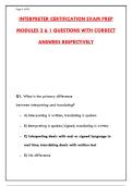 INTERPRETER CERTIFICATION EXAM PREP MODULES 2 &vert; COMPLETE STUDY GUIDE & PRACTICE TESTS