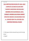 ISSA CERTIFICATION EXAM CPT 2026 &vert; OFFICIAL STUDY GUIDE & PRACTICE QUESTIONS