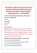 ISYS 209 EXAM 3 NEWEST 2026 ACTUAL EXAM &vert; COMPLETE STUDY GUIDE & PRACTICE TEST