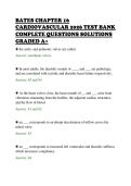 BATES CHAPTER 16 &NewLine;CARDIOVASCULAR 2026 TEST BANK &NewLine;COMPLETE QUESTIONS SOLUTIONS &NewLine;GRADED A&plus; 