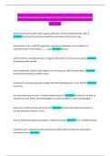 FINAL EXAM-MICHIGAN LIFE AND HEALTH STUDY GUIDE LATEST &NewLine;VERSION QUESTIONS AND CORRECT ANSWERS A GRADE SCORE &NewLine;SOLUTION