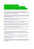 ICS 700 ACTUAL EXAM COMPREHENSIVE QUESTIONS & ELABORATED CORRECT ANSWERS