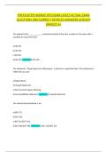 FIREFIGHTER HAZMAT OPS EXAM LATEST ACTUAL EXAM QUESTIONS AND CORRECT DETAILED ANSWERS ALREADY GRADED A&plus;