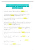 FRESENIUS CCHT CERTIFICATION PREPARATION TEST UPDATED QUESTIONS AND VERIFIED ANSWERS&comma; 100&percnt; GUARANTEE PASS SCORE