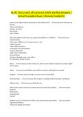 KLETC Test 2 with all Correct & 100&percnt; Verified Answers &vert;Actual Complete Exam &vert;Already Graded A&plus;