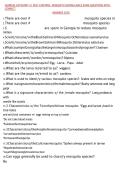 Georgia Category 41 Pest Control Mosquito Surveillance Examination Study Guide with Questions and Answers by Pest Control Study Resource