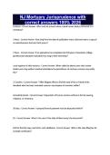 NJ Mortuary Jurisprudence with correct answers 100&percnt; 2026