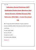 LABORATORY ANIMAL TECHNICIAN CAREER GUIDE & CERTIFICATION REQUIREMENTS 2025