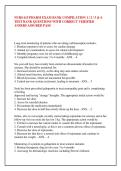 NURS 615 PHARM EXAM BANK COMPILATION 1 &sol; 2 &sol; 3 & 4 &NewLine;TEST BANK QUESTIONS WITH CORRECT VERIFIED &NewLine;ANSERS ASSURED PASS