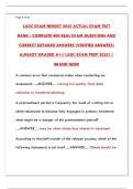 LADC EXAM NEWEST 2025 ACTUAL EXAM TEST BANK &vert; 500&plus; REAL QUESTIONS & ANSWERS