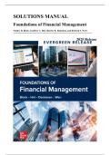 Solutions Manual &mdash; Foundations of Financial Management&comma; 2025 Release &lpar;Block&comma; Hirt&comma; Danielsen & Warr&comma; 2025&rpar;&comma; Chapters 1-21 &vert; All Chapters Covered