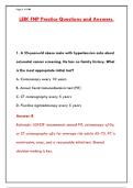 LEIK FNP PRACTICE QUESTIONS AND ANSWERS PDF &vert; FULL-LENGTH FAMILY NURSE PRACTITIONER EXAM PREP