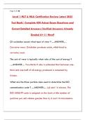 LEVEL 1 MLT&colon; COMPLETE GUIDE TO MEDICAL LABORATORY TECHNOLOGY FUNDAMENTALS