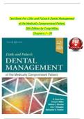 LITTLE AND FALACE'S DENTAL MANAGEMENT OF THE MEDICALLY COMPROMISED PATIENT 9TH EDITION TEST BANK &ndash; COMPREHENSIVE EXAM PREP