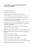 FIN 304 TEST -1 QUESTIONS WITH VERIFIED ACCURATE ANSWERS