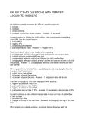 FIN 304 EXAM 3 QUESTIONS WITH VERIFIED ACCURATE ANSWERS