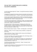 FIN 304 TEST 2 QUESTIONS WITH VERIFIED ACCURATE ANSWERS