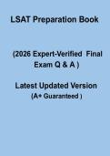 LSAT Prep Book Final Exam Guide &ndash; Complete Study Manual&comma; Practice Questions & Answers &lpar;Law School Admission Test PDF&rpar;