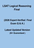 LSAT Logical Reasoning Exam Final &ndash; Complete Practice Questions&comma; Answers & Explanations &lpar;Law School Admission Test PDF&rpar;