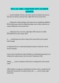 RTUS A2L CORE 2 QUESTIONS WITH ACCURATE ANSWERS
