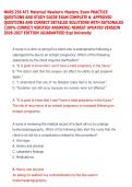 NURS 256 ATI Maternal Newborn Mastery Exam PRACTICE &NewLine;QUESTIONS AND STUDY GUIDE EXAM COMPLETE &  APPROVED &NewLine;QUESTIONS AND CORRECT DETAILED SOLUTIONS WITH RATIONALES &NewLine;&lpar;100&percnt; CORRECT VERIFIED ANSWERS&rpar; NEWEST UPDATED VERSION &NewLine;2026-2027 EDITION &vert;GUARANTEED E