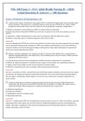 NSG 430 Exam 2 GCU Adult Health Nursing II&colon; Comprehensive Clinical Reasoning Questions with Rationales