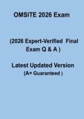 OMSITE 2026 Exam &ndash; Complete Practice Questions&comma; Answers & Revision Guide &lpar;Oral & Maxillofacial Surgery Board Prep PDF&rpar;