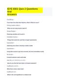 ISYE 6501 Quiz 2 Questions & Answers &vert; Verified Analytics Modeling Exam Prep &vert; Latest Study Guide 2026&NewLine;&NewLine;