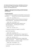 Test Bank for Managerial Accounting&comma; 12th Edition by Garrison&comma; Noreen & Brewer &vert; Complete Chapters &vert; Verified Questions & Answers &vert; Accounting Exam Prep&NewLine;&NewLine;