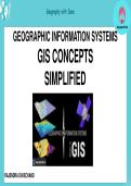 Grade 10 to 12 GIS concepts 