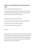 NSG 430 Exam 4 &ndash; GCU Adult Health Nursing II &ndash; &lpar;2026&rpar; Actual Questions & Answers&period;