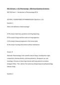 NSG 318 Exam 1 &ndash; GCU Pharmacology &ndash; 2026 Actual Questions & Answers