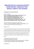 Wilkes NSG 526 Exam 2 Actual Exam 2026&sol;2027 &vert; Detailed Rationales &vert; Complete Exam-Style Questions &vert; Graded A&plus; &vert; Pass Guaranteed
