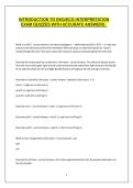 INTRODUCTION TO EKG&sol;ECG INTERPRETATION EXAM QUIZZES WITH ACCURATE ANSWERS &period;