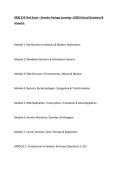 BIOD 210 Final Exam &ndash; Genetics Portage Learning &ndash; &lpar;2026&rpar; Actual Questions & Answers