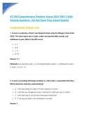 ATI RN Comprehensive Predictor Exams 2026 &lpar;PDF&rpar; &vert; NGN &NewLine;Nursing Questions &vert; Ati Exit Exam Prep &lpar;Latest Update&rpar; 